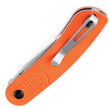 Kansept Knives Reverie Pocket Knife Linerlock Orange G10 Folding 154CM T2025A3