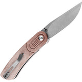 Kansept Knives Reverie Pocket Knife Linerlock Micarta Folding 154CM T2025A6