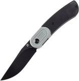 Kansept Knives Reverie Linerlock Black & Gray G10 Folding 154CM Knife T2025B1