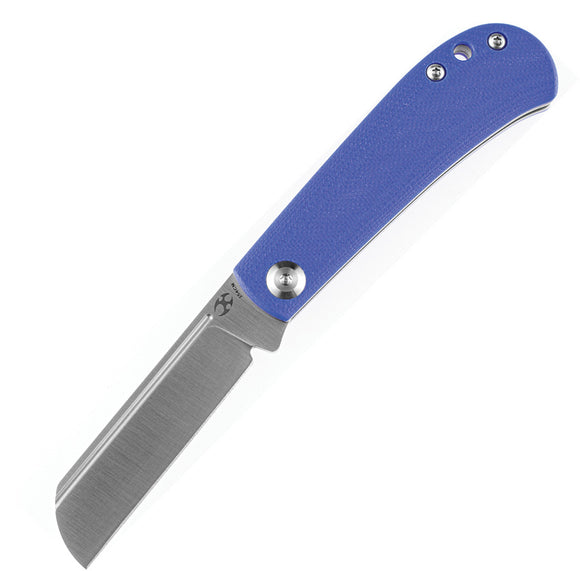 Kansept Knives Bevy Pocket Knife Slip Joint Blue G10 Folding 154CM Blade 2026F5