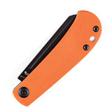 Kansept Knives Bevy Pocket Knife Slip Joint Orange Folding 154CM Blade 2026F6