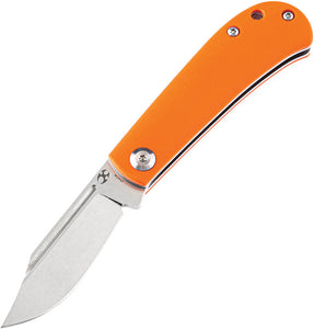 Kansept Knives Bevy Slip Joint Orange G10 Folding 154CM Pocket Knife 2026S8
