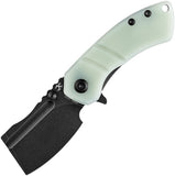 Kansept Knives Korvid M Pocket Knife Linerlock Jade G10 Folding 154CM 2030A4