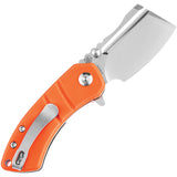 Kansept Knives Korvid M Pocket Knife Linerlock Orange G10 Folding 154CM 2030A6