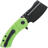 Kansept Knives Korvid M Pocket Knife Linerlock Green G10 Folding 154CM 2030A8