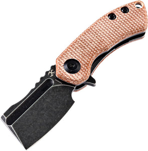 Kansept Knives Mini Korvid Linerlock Micarta + 154cm Cleaver blade Folding Knife 3030a5