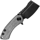 Kansept Knives Mini Korvid Pocket Knife Linerlock Denim G10 Folding 154CM 3030A9