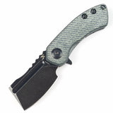 Kansept Knives Mini Korvid Pocket Knife Linerlock Denim G10 Folding 154CM 3030A9