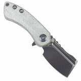 Kansept Knives Mini Korvid Pocket Knife Linerlock Denim G10 Folding 154CM 3030A9