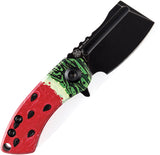 Kansept Knives Mini Korvid Linerlock Watermelon G10 Folding 154CM Knife T3030C1
