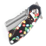 Kansept Knives Mini Korvid Pocket Knife Christmas Light G10 Folding 154CM 3030S1