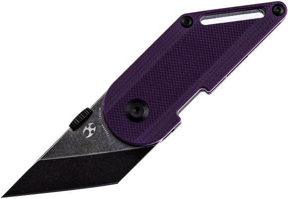 Kansept Knives Dash Linerlock Purple G10 Folding 154CM Pocket Knife T3045A4