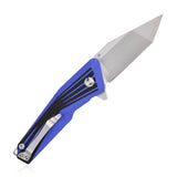 Kubey Blue G10 Linerlock Folding D2 Flipper Ball Bearing Pocket Knife 146