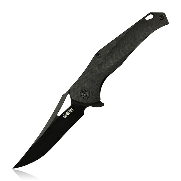 Kubey Black G10 Linerlock Folding D2 Pocket Knife 149