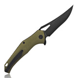 Kubey Green G10 Linerlock Folding D2 Pocket Knife 150