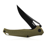 Kubey Green G10 Linerlock Folding D2 Pocket Knife 150