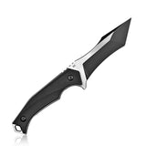 Kubey Tanto Black G10 D2 Fixed Blade Full Tang Knife 8.9" 157B