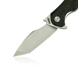 Kubey Carbon Fiber Linerlock D2 Folding Pocket Knife 159