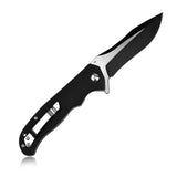 Kubey Black G10 Linerlock Folding D2 Pocket Knife 162a