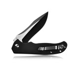 Kubey Black G10 Linerlock Folding D2 Pocket Knife 162a - Kubey Sale