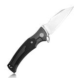Kubey Carbon Fiber Linerlock Stonewashed S35Vn Folding Pocket Knife 164c