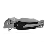 Kubey Carbon Fiber Titanium Framelock Satin S35VN Folding Pocket Knife 164d