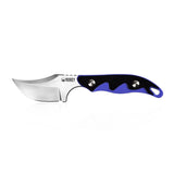 Kubey EDC Blue Black G10 D2 Fixed Blade Trailing Full Tang Knife 169