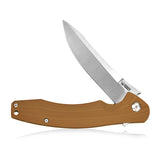 Kuber Brown G10 Linerlock Folding D2Pocket Knife 176a