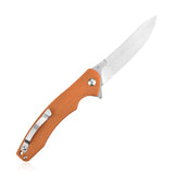 Kubey Orange G10 Linerlock Folding D2 Flipper Pocket Knife 176b