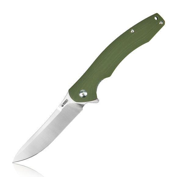 Kubey Green G10 Linerlock Folding D2 Pocket Knife 178