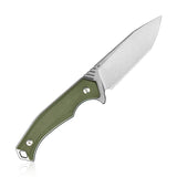 Kubey Green G10 SW D2 Full Tang Fixed Blade Knife 8.9" 184A