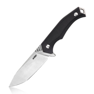 Kubey Black G10 SW D2 Full Tang Fixed Blade Knife 8.9" 184C