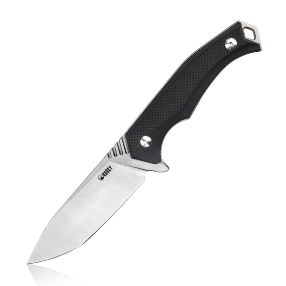 Kubey Black G10 SW D2 Full Tang Fixed Blade Knife 8.9