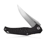 Kubey 202 Black & Bronze Titanium Framelock Folding S35Vn Pocket Knife 202a