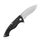 Kubey Black G10 Linerlock Folding D2 Flipper Pocket Knife 208a