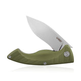 Kubey Outdoor Green G10 Linerlock Flipper Folding D2 Pocket Knife 208b