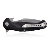 Kubey Black G10 Linerlock Folding D2 Pocket Knife 210a