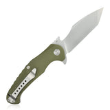 Kubey Green G10 Linerlock Folding D2 Pocket Knife 210b