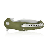 Kubey Green G10 Linerlock Folding D2 Pocket Knife 210b