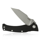 Kubey Black G10 Linerlock Folding D2 Pocket Knife 214a