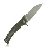 Kubey Green G10 Linerlock Folding D2 Pocket Knife 214b - Kubey Sale