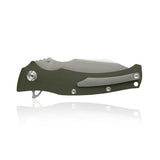 Kubey Green G10 Linerlock Folding D2 Pocket Knife 214b - Kubey Sale