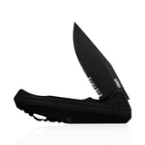 Kubey Black G10 Linerlock Folding D2 Pocket Knife 216c