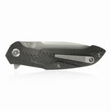 Kubey Carbon Fiber Linerlock Folding N690 Pocket Knife 219a