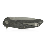 Kubey Carbon Fiber Handle Linerlock Folding N690 Pocket Knife 219b