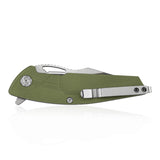 Kubey Green G10 Linerlock Folding D2 Pocket Knife 221b