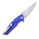 Kubey 221 Blue G10 Linerlock Folding D2 Pocket Knife 221c