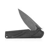 Kubey Titanium Handle Framelock Folding D2 Pocket Knife 232a
