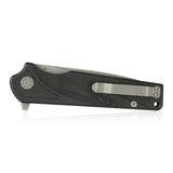 Kubey 233 Black G10 Linerlock Flipper Folding D2 Pocket Knife 233a