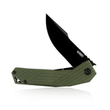 Kubey Green G10 Linerlock Folding D2 Pocket Knife 234b - Kubey Sale